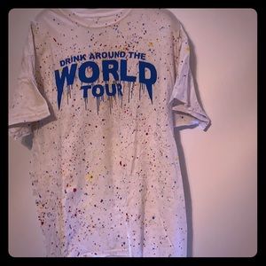 Lost bros drink around the world T-shirt